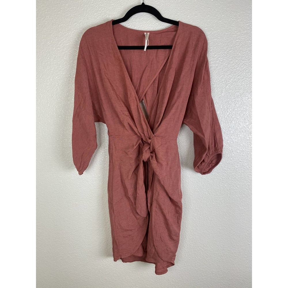 ANTHROPOLOGIE | Pink Wrap Dress - Picture 3 of 9
